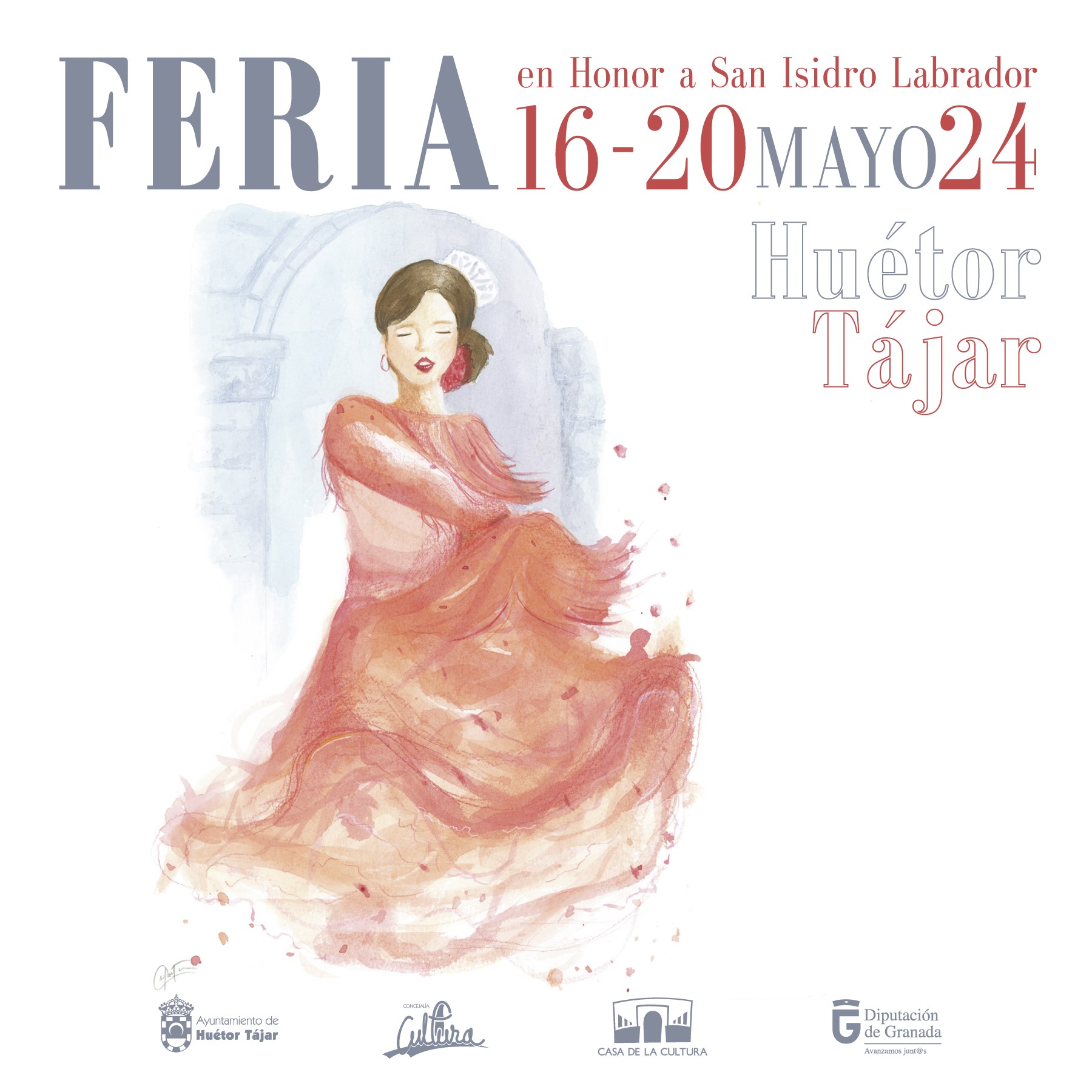 Feria y Fiestas en honor de San Isidro 2024 Huétor Tájar